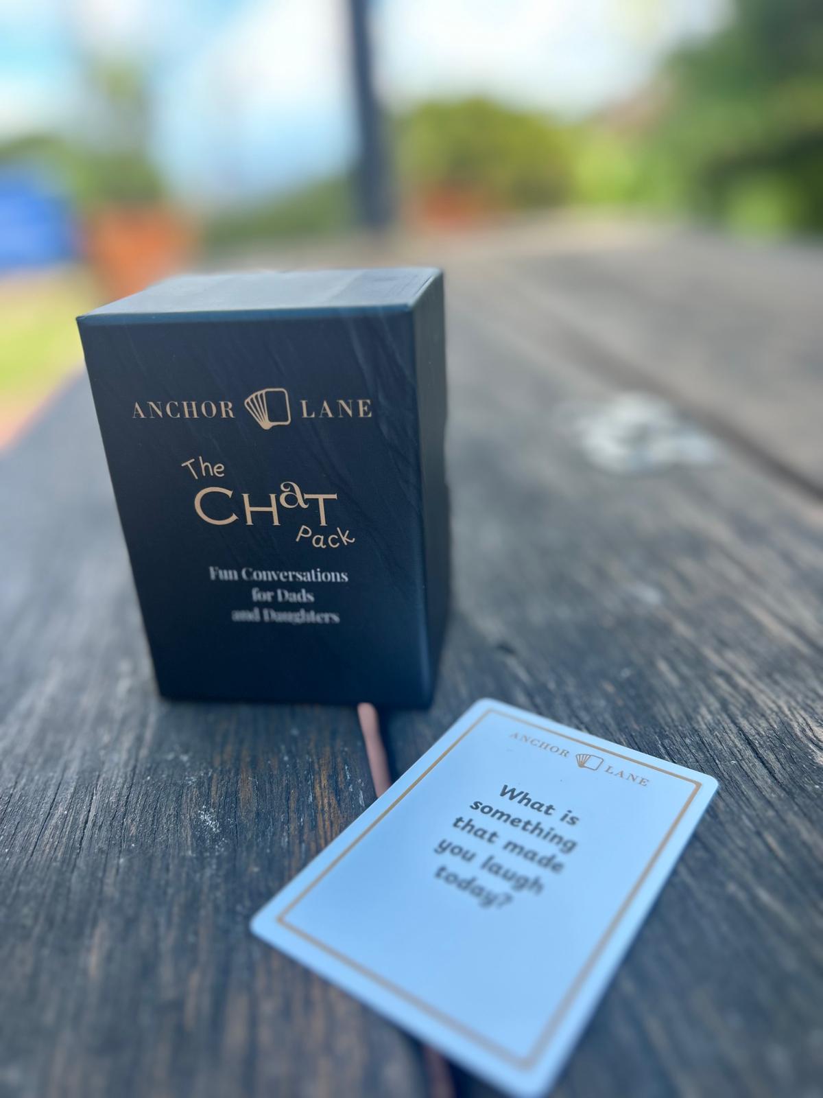 The Chat Pack wooden park bench