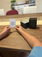 The Chat Pack by Anchor Lane open box with conversation cards for fathers and daughters