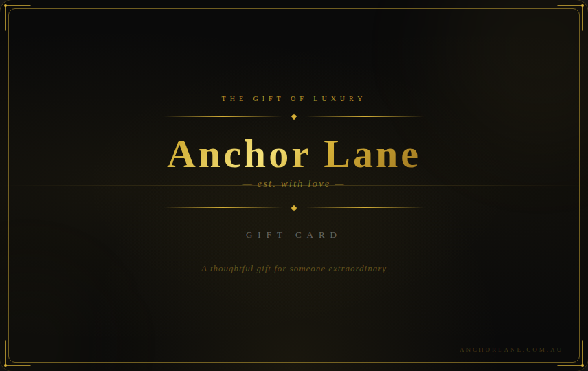 Anchor Lane Gift Card